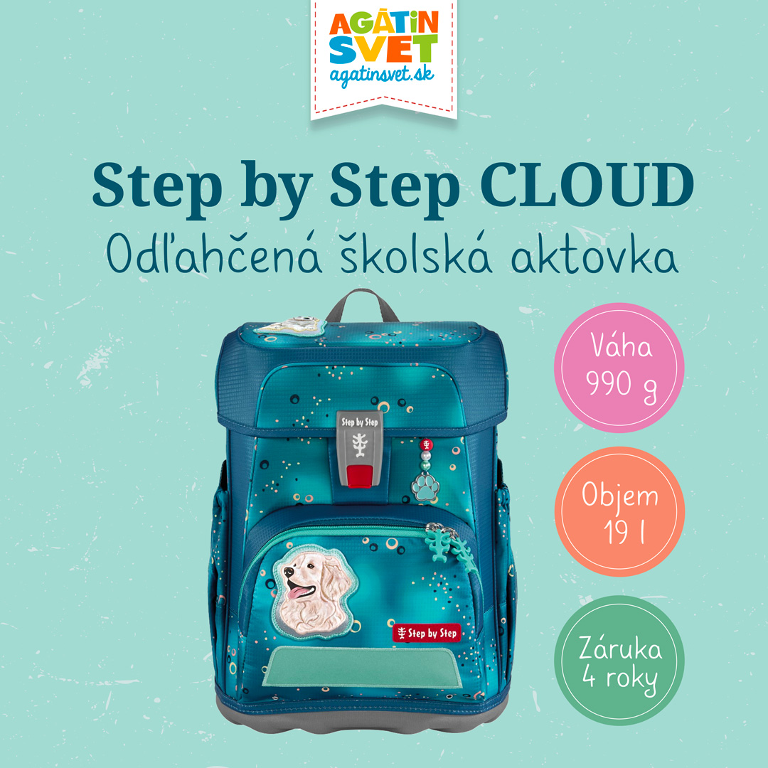 Školská aktovka Step by Step CLOUD