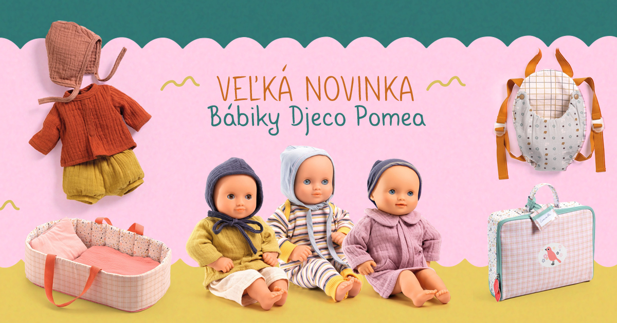 VEĽKÁ NOVINKA: Kúzelné bábiky Djeco Pomea