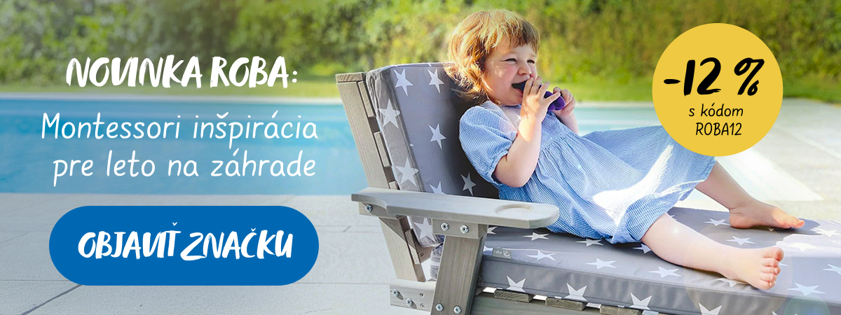 ROBA – kvalitný detský nábytok a hračky inšpirované Montessori prístupom