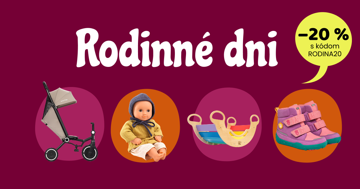 Rodinné dni: −20 % na výbavu pre deti i rodičov