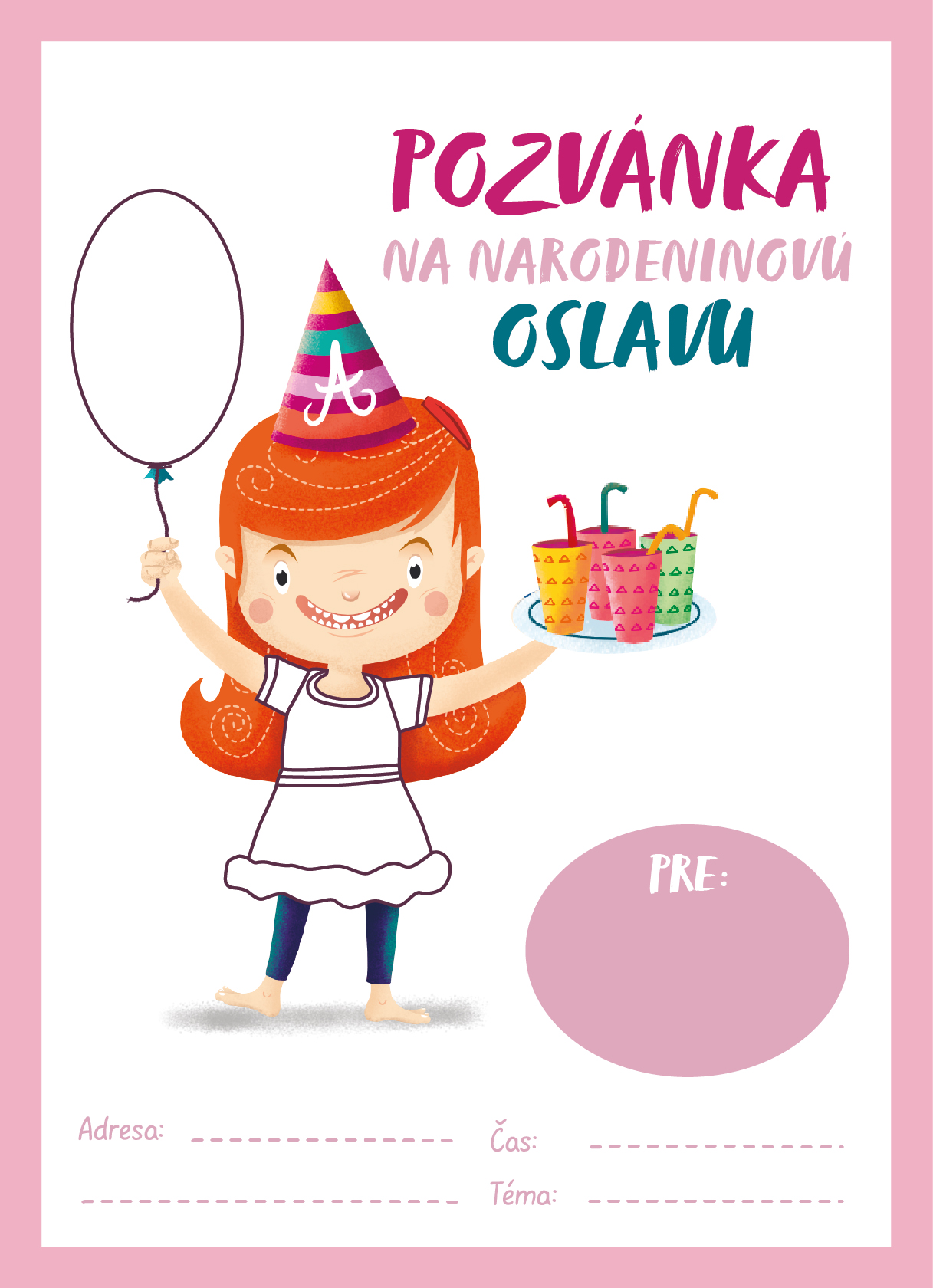 Stiahnite si ZADARMO narodeninovú pozvánku