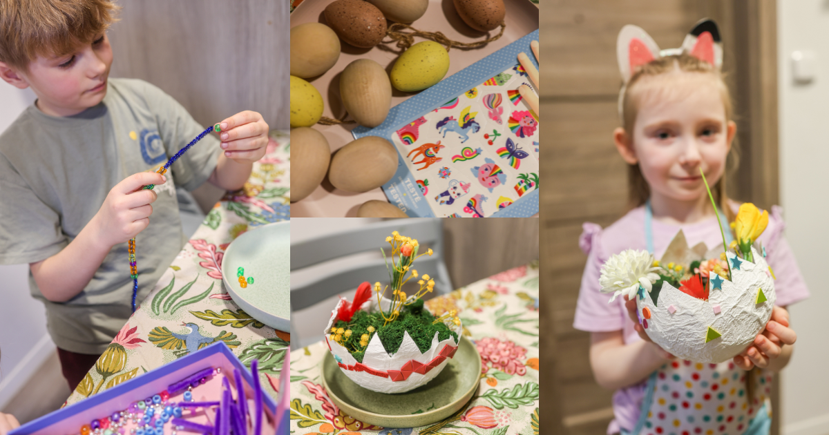 Veľkonočné EKO tvorenie s deťmi: 3 tipy, ako využiť zvyšky z kreatívnych súprav