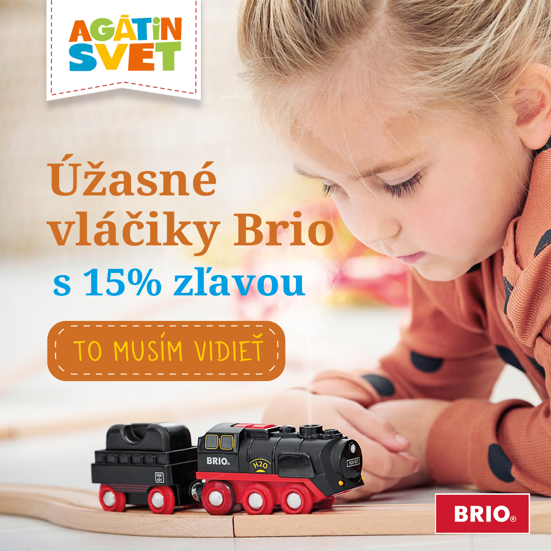 Zľava 15 % na vláčiky BRIO