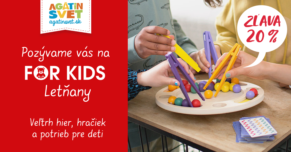 Príďte za nami na FOR KIDS v Prahe